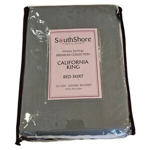 SouthShore Fine Linen Vilano Springs Prem Collection California King Bed Skirt